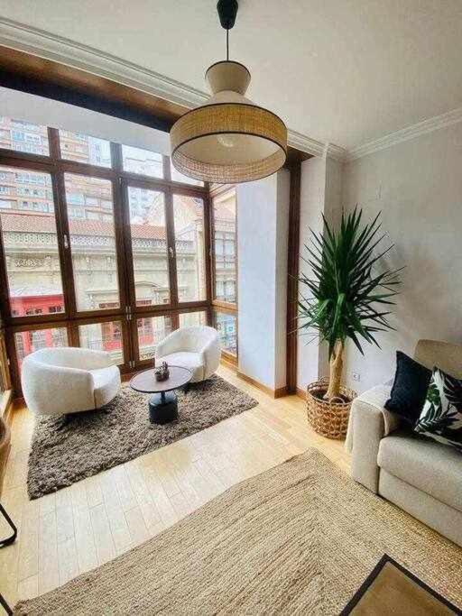 ヒホンCorrida 37 Apartamentoアパートメント エクステリア 写真